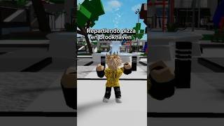 Siendo repartidor de pizza en brookhaven brookhaven roblox [upl. by Haisi]