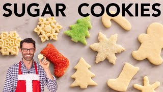 EASY No Spread Sugar Cookies Recipe [upl. by Nosydam111]