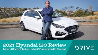 2021 Hyundai i30 Review  Most Affordable Hyundai i30 Automatic Tested  Drivecomau [upl. by Bej]