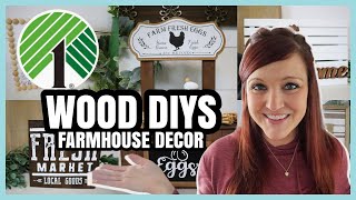 BRILLIANT WAYS TO USE DOLLAR TREE WOOD TO CREATE HIGH END DIY DECOR  DOLLAR TREE WOOD CRAFT HACKS [upl. by Hungarian]