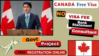 Canada offering Free Visa for Middle East Countries🎉Free Registration Onlinecanadavisa freevisa [upl. by Flavian]