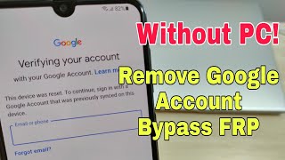 Without PC Samsung A30 SMA305FN Remove Google Account Bypass FRP [upl. by Chud10]