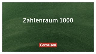 Den Zahlenraum 1000 Lesen und Legen – Einfach erklärt  Cornelsen Verlag Grundschule [upl. by Dnalrah]