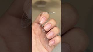 DIY GelX Nails🤍✨ diynails nails nail [upl. by Timrek649]