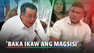 Baka ikaw ang magsisi Cardema taunts Colmenares gets warning from quad comm [upl. by Ynots]