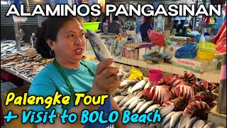 ALAMINOS WET MARKET  BOLO BEACH Walking Tour  Alaminos City Pangasinan Philippines [upl. by Phene]