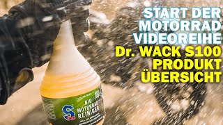 Dr WACK S100 MOTORRAD Produktübersicht  Start der MotorradVideoreihe Reinigung amp Pflege [upl. by Nemracledairam]