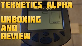 Metal Detecting Teknetics Alpha Unboxing and Testing Review [upl. by Alahc]