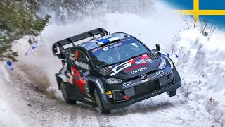 Best of WRC Rally Sweden 2024  Crashes Action and Raw Sound [upl. by Selrac351]