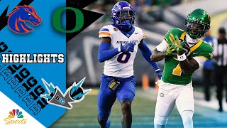 Boise State Broncos vs Oregon Ducks  CFB HIGHLIGHTS  972024  Big Ten on NBC Sports [upl. by Akiram]