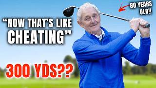 80 Year Old Golfer Aims To Hit Driver 300 Yards [upl. by Ahsieket]