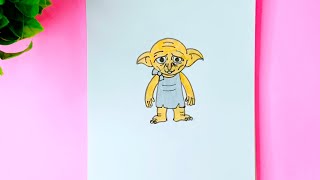 How to draw Dobby  Harry Potter Dobby [upl. by Inahs]