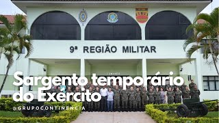 Sargento temporário do Exército [upl. by Lakim]