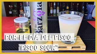 ✅PISCO SOUR  RECETA CLÁSICA  COCTELERIA PERUANA 👉🍹🥂 [upl. by Arrad]