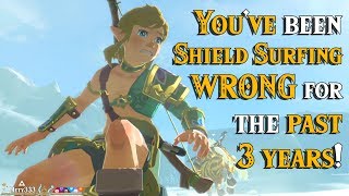 Pressing R while Shield Surfing DOES WHAT 3330 Hours Later in Zelda Breath of the Wild [upl. by Cottrell16]