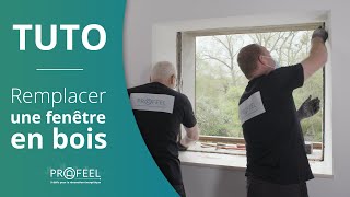 TUTO  Comment changer une fenêtre en bois  les bons gestes en vidéo [upl. by Jola]