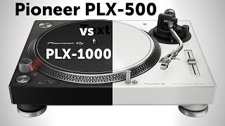 Сравнение проигрывателей винила Pioneer PLX500 и PLX1000 [upl. by Daphene548]