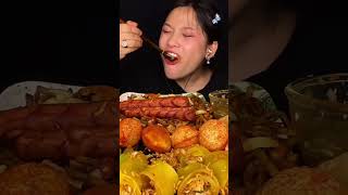 Spicy Pani Puri  Mixed Mukbang [upl. by Lawan]