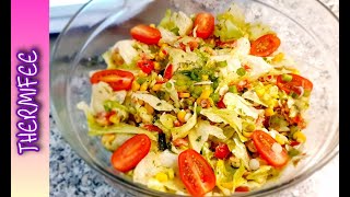 EISBERGSALAT FÜR EILIGE  frischer gemischter Salat  Thermomix® TM6  Thermifee® [upl. by Sirret772]