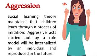 Social Learning Theory of Aggression Aggression Series [upl. by Onitsirc]