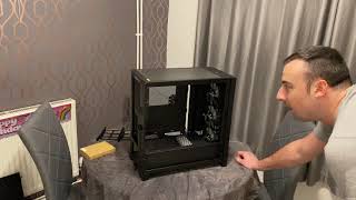 Corsair iCue 4000X RGB case unboxing and build to follow [upl. by Bearce]