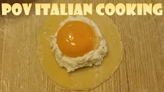 Ricotta e Uova Ricotta amp Egg Ravioli with Sage Butter POV Italian Cooking Episode 30 [upl. by Akenom]