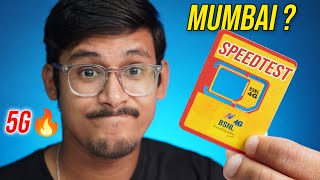 BSNL 5G Speed Test In Mumbai  BSNL Sim Card  Port Jio Sim to BSNL Sim  Jio 5G VS BSNL 5G MTNL [upl. by Ahsiekit406]