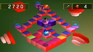 QBERT World 1 Level 5 PS1 [upl. by Gabriell927]