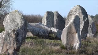 ALIGNEMENTS DE CARNAC menhirs dolmens Janvier 2014 [upl. by Waynant]