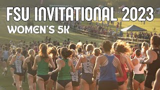 FSU XC Invitational 2023  Womens 5k Race [upl. by Mead]