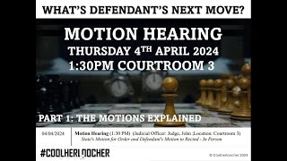 BRYAN KOHBERGER BREAKING MOTION HEARING 4TH APRIL 2024 AT 130PM CAN DEFENCE USE THE REPORT [upl. by Nivled]