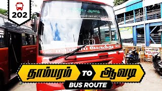 Tambaram To Avadi Bus  Chennai MTC Bus Route No202  Bus Travel Bus Guide  தாம்பரம் to ஆவடி [upl. by Bellew]