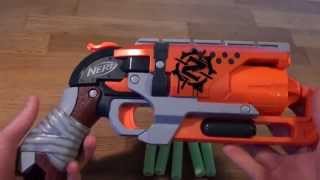 GERMAN Nerf Zombie Strike Hammershot Review und Schusstest [upl. by Arocal]