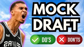 Way Too Early NBA Fantasy Basketball Mock Draft  7th Pick  12 Team POINTS LEAGUE 20242025 [upl. by Ahseinad]