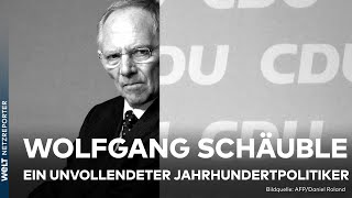 LOYALER SCHÄUBLE quotDer Fels auf dem Angela Merkel ihre Kabinette erst bauen konntequot  WELT Spezial [upl. by Orji]