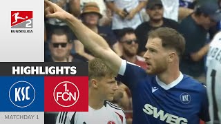 HattrickHero Turns Game Around  Karlsruhe  1 FC Nürnberg 32  Highlights  Bundesliga 2 [upl. by Oitaroh949]