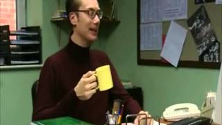 EXTRAS Bloopers Stephen Merchant  Slurping Tea [upl. by Annayram]