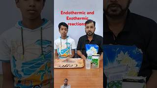 Endothermic and Exothermic reaction scienceexperiment experiment pankajsir [upl. by Esenej]