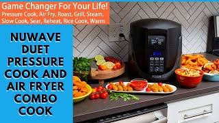 Nuwave Duet Pressure Cook And Air Fryer  Nuwave Duet Review  Best Air Fryer Pressure Cooker [upl. by Yreffej]