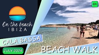 Cala Bassa Beach Walk July 2024 YouTube 4K [upl. by Sidnak558]