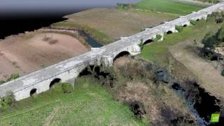 Justinianus Bridge Pointcloud Animation [upl. by Lal]