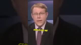 News anchor couldnt stop laughing about a pig named Chris P Bacon 🤣 shorts [upl. by Sedgewinn]