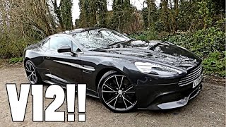 ASTON MARTIN VANQUISH DRIVE amp REVIEW [upl. by Nord744]