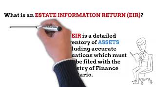 Estate Information Return EXPLAINED  EIR  EIR MEANING  Estate Information Return DEFINITION  EIR [upl. by Hteazile236]