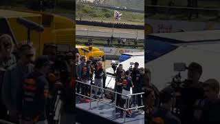 Max Verstappen With Pierre Gasly’s Live Interview 😱🤩 maxverstappen formula1 redbull shorts [upl. by Milman608]