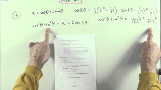 2008 SQA Advanced Higher Maths no16 deMoivre [upl. by Nahshun]