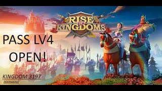 🔴LIVE ROK  PASS LV 4 OPEN DAY 4 1365 VS 18621534  19032396 VS 31971606 UPDATE STREAM DAY 85 [upl. by Ahsienet]