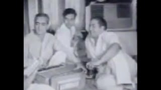 Mohd Rafi  Live Video of Studio Recording [upl. by Sisto]