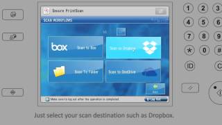 uniFLOW  Scan to Dropbox [upl. by Kreager]