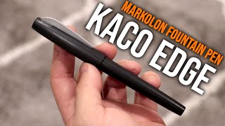 Kaco Edge  A 15 Makrolon Fountain Pen With A Lot of Issues 6 Year Review [upl. by Ijnek]